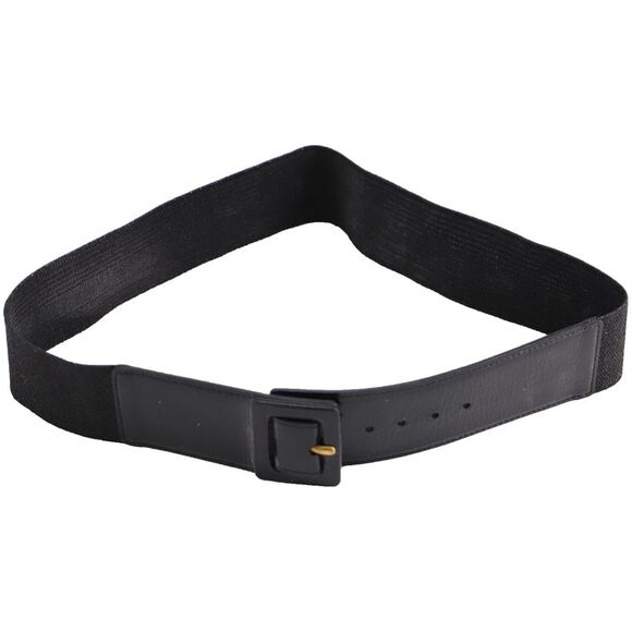 Yves Saint Laurent Belt in Black Leather - Picture 1 of 8